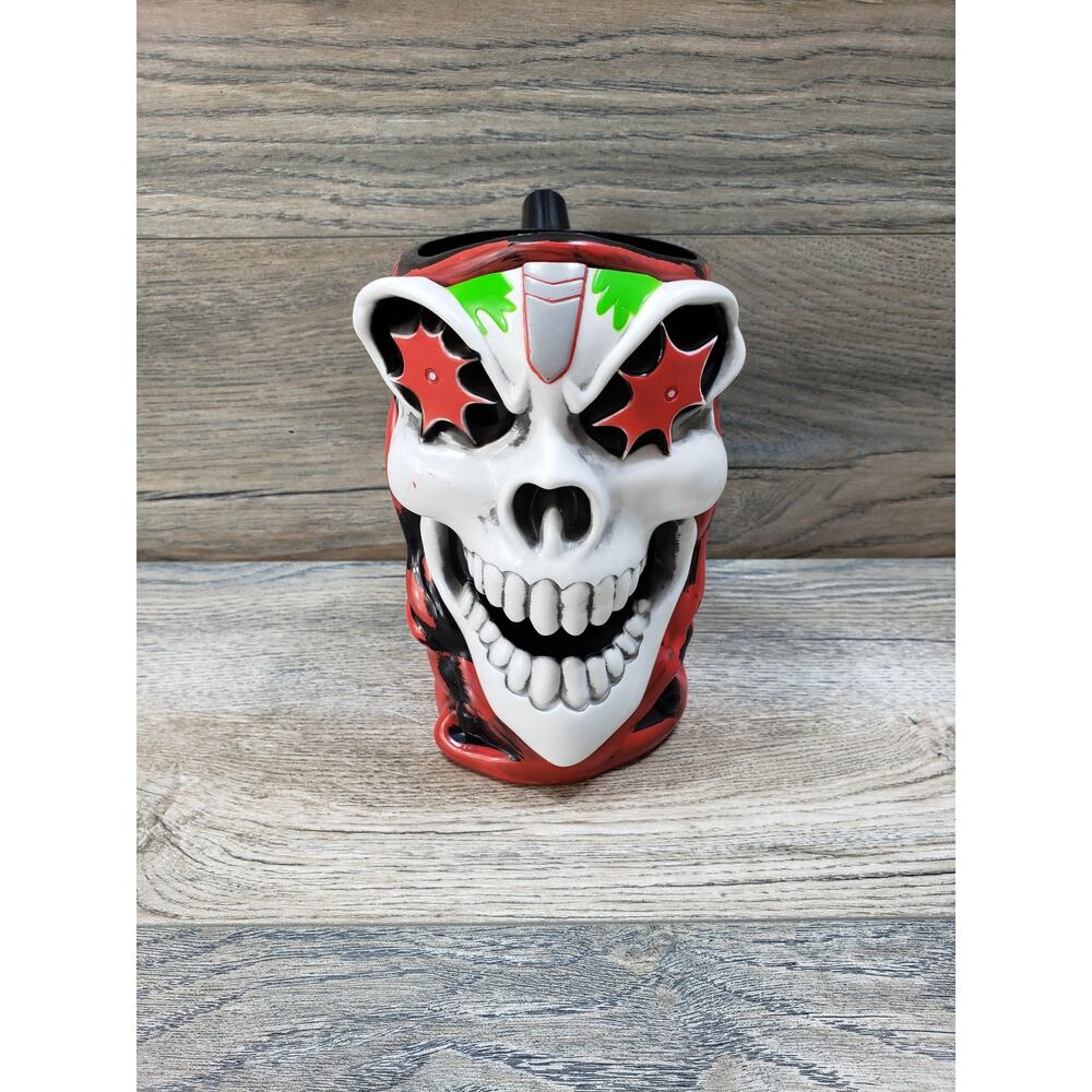 Monster Jam Grave Digger Racing Mug Plastic Black Red 2012